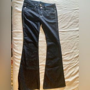 Size 28 low rise flare jeans